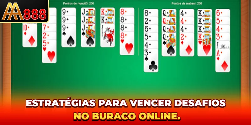 Estratégias para vencer desafios no Buraco online